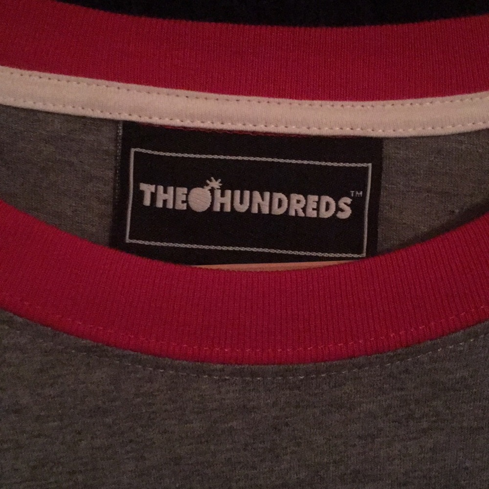 The Hundreds Long Sleeve Red/Grey
